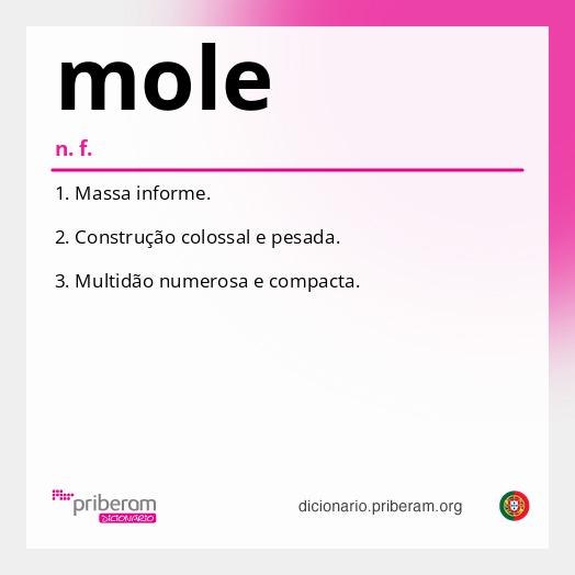 Significado de mole